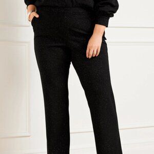 Talbots Straight Leg Sparkle Knit Pants- Petite Plus 18